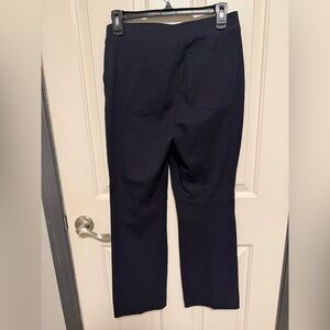 SPANX Navy Blue Polished Kick Flare Pants Size M